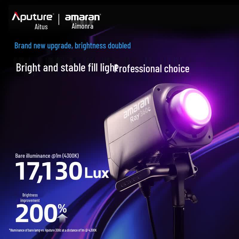 Aputure Amaran Ray 360c 360 Вт полноцветный светодиодный заполняющий свет для фотографии