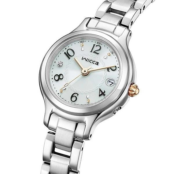 Citizen KS1-911-71 ( Watch Wicca Solar-Tech Radio-controlled Metal Band Women's) Round Watch Silver