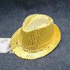 Женская и мужская шляпа с пайетками для вечеринок и шоу, детская шляпа для мальчика и девочки LS