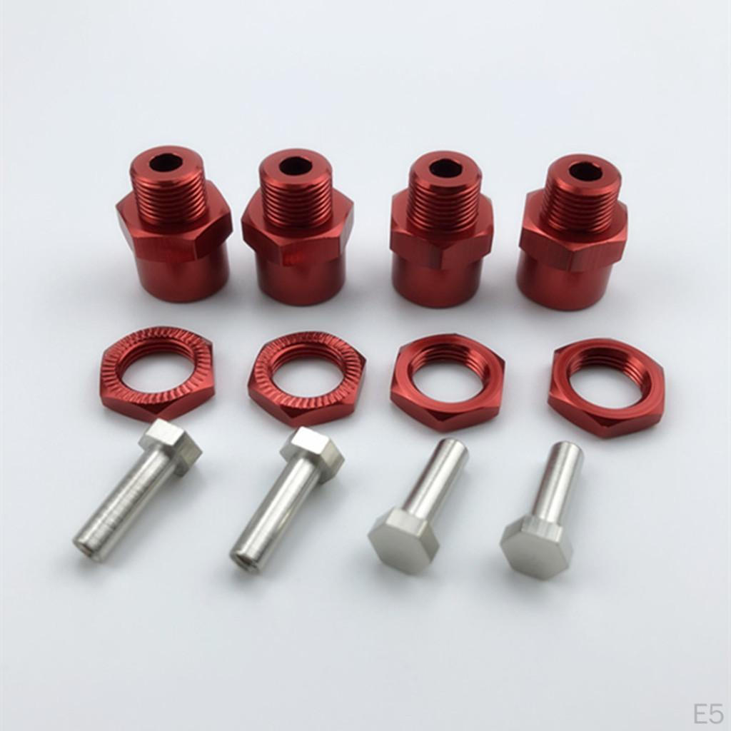 12 Pcs 17mm Metal Hex Wheel Adapter for 1:10 HSP RC Car Parts