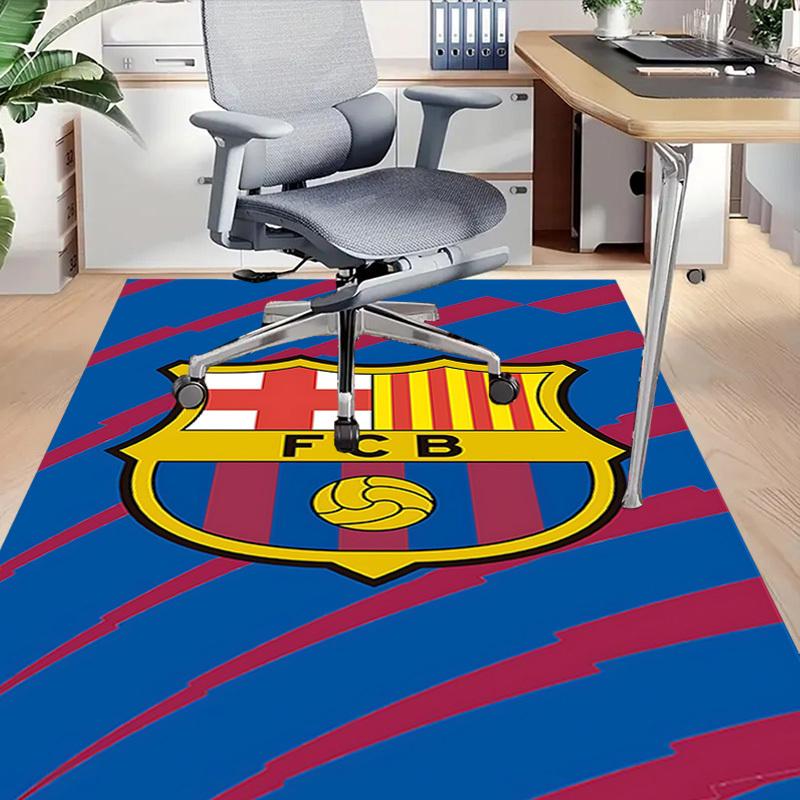1 шт. Ковер для пола FC Barcelona Extra Large, нескользящий, для офиса, семьи, спальни, студии, ковер большого размера, ковер для помещений