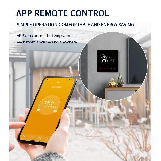 WiFi Smart Thermostat Temperature Controller Tuya Smart Life For Floor Heating Electric/Water Gas Boiler Works With Alexa Alice