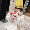Polyester Bunny Bow Cute Childlike Cartoon Slung Shoulder Bag Is Light Super