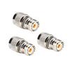 3pcs 50ohm N Male To UHF Female Connector RF Coaxial Adapter for Antennas Broadcast Radios