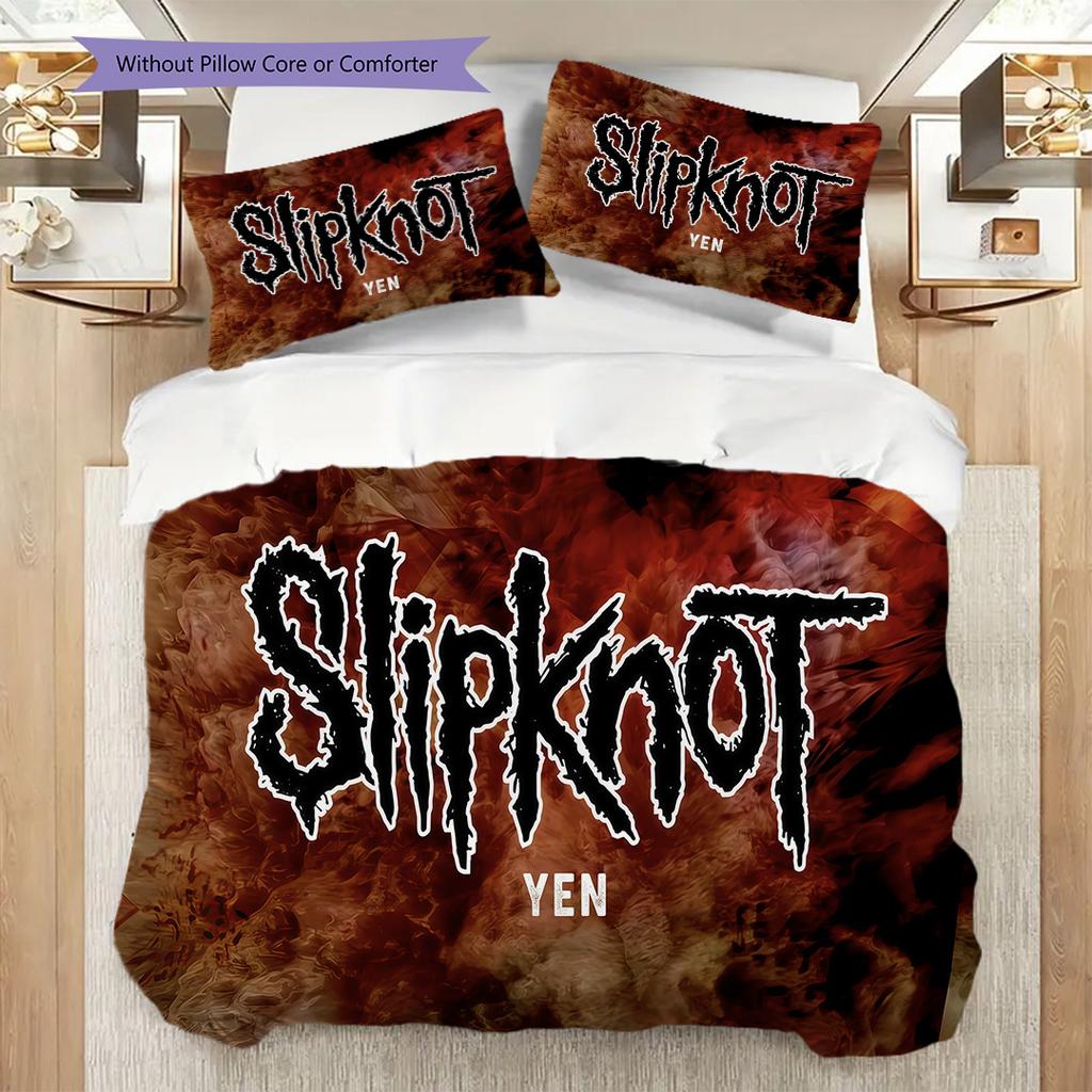 Slipknot Guitar Cover All Out Life Threepiece Set 1 Duvet Cover 2 Pillowcase Without Core Bedding Set Soft And Comfortable