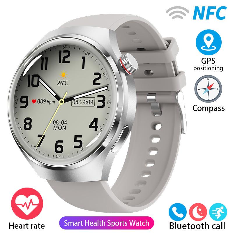 2023 NFC Смарт-часы для мужчин GT4 Pro 390*390 HD экран сердечного ритма Bluetooth вызов IP68 водонепроницаемые умные часы для Huawei Xiaomi + коробка