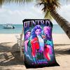 Customizable personalized beach towels Kpop Demon Hunters themed designs.Suitable for the beach, yoga, sports;ideal as beach accessories