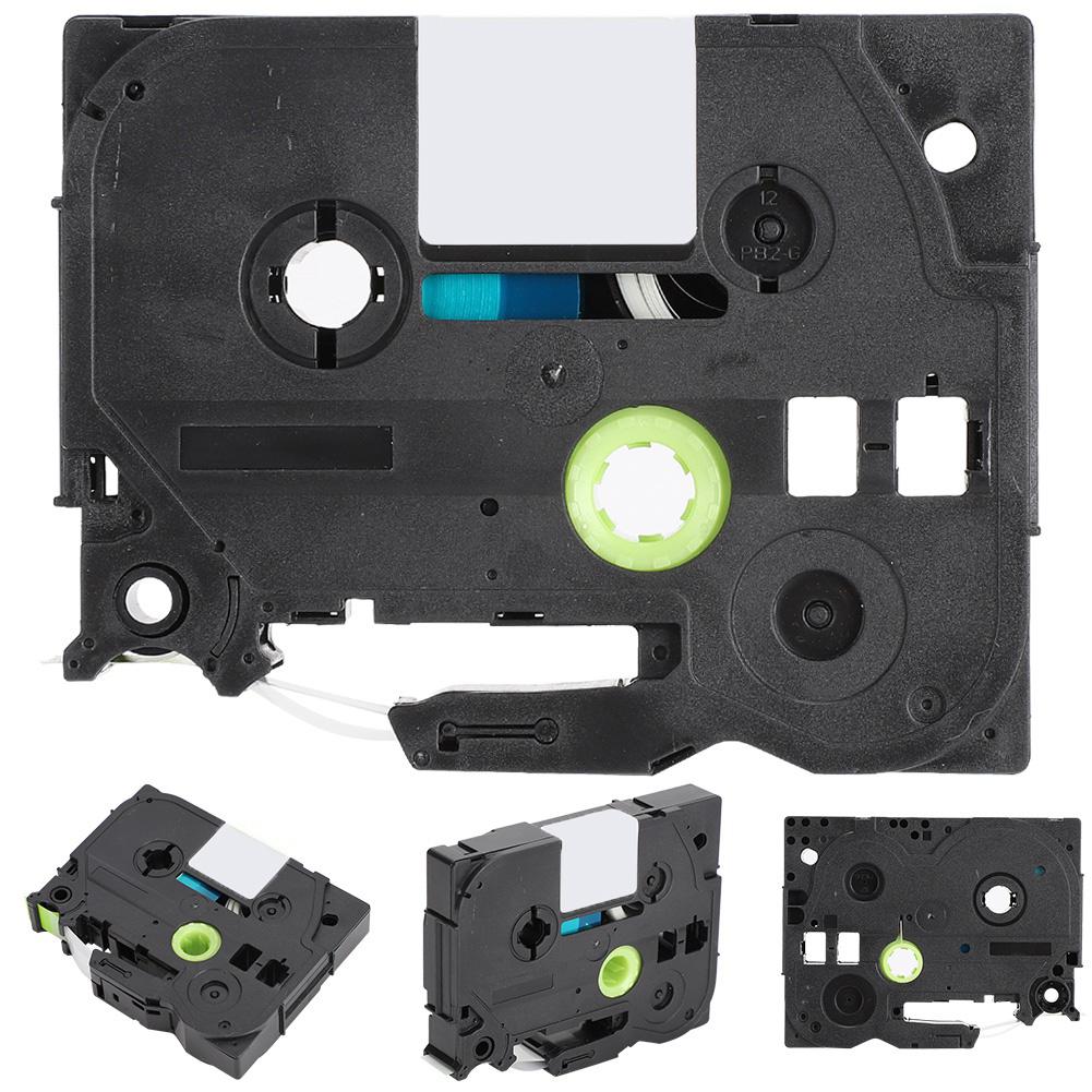 Thermal Printing Tape White‑on‑Green Background 12mm for / TZe Labeling Machine