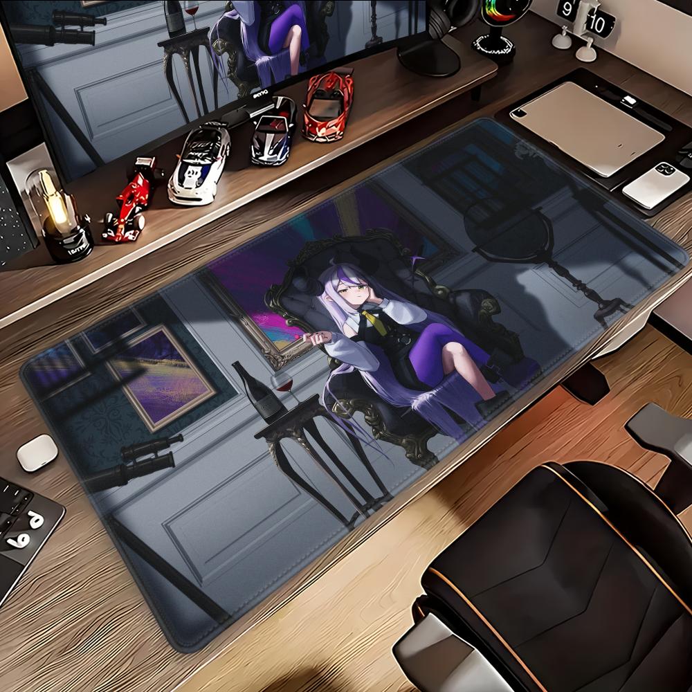 1 шт. Аниме La+ Darknesss Коврик для мыши VTuber Hololive Косплей Настольный коврик с подушечкой Игровые аксессуары Prime Gaming XXL Коврик для клавиатуры