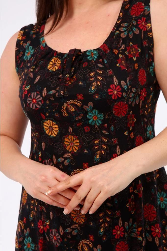 Женское платье большого размера, хлопковое платье без рукавов с толстыми бретелями и чашечками, платье больших размеров из чесаного хлопка