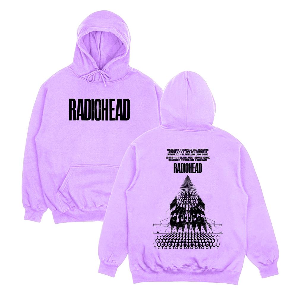 Толстовки Radiohead, Радио Radiohead, Возвращение в Дорогу, Европейский Тур, Свитшоты, Хип-Хоп, Оверсайз, Уличная Одежда, Одежда Унисекс