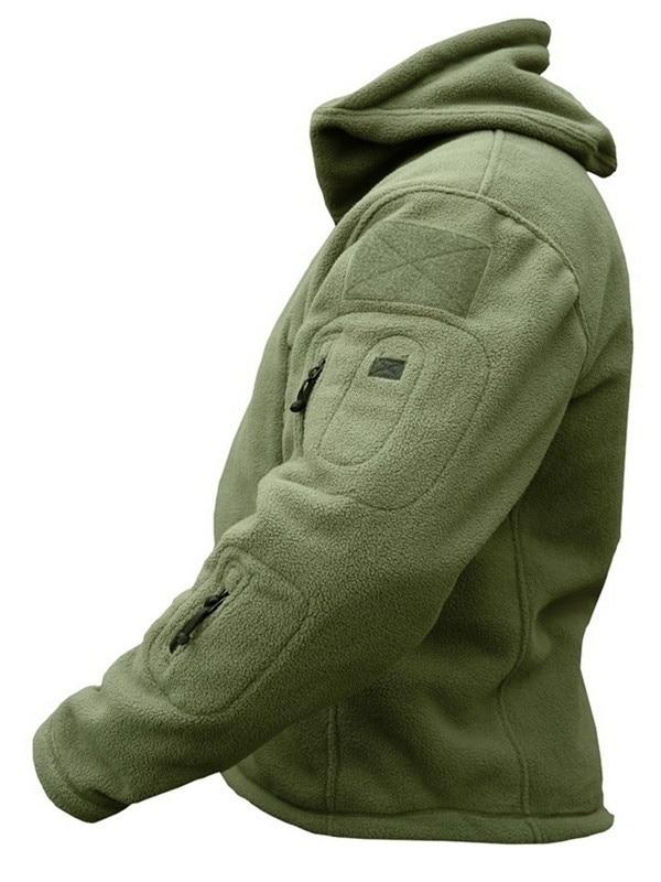 Tactical Men's Jacket, Combat Jacket, Military Fleece, Outdoor Sports, Hiking Polar Jacket