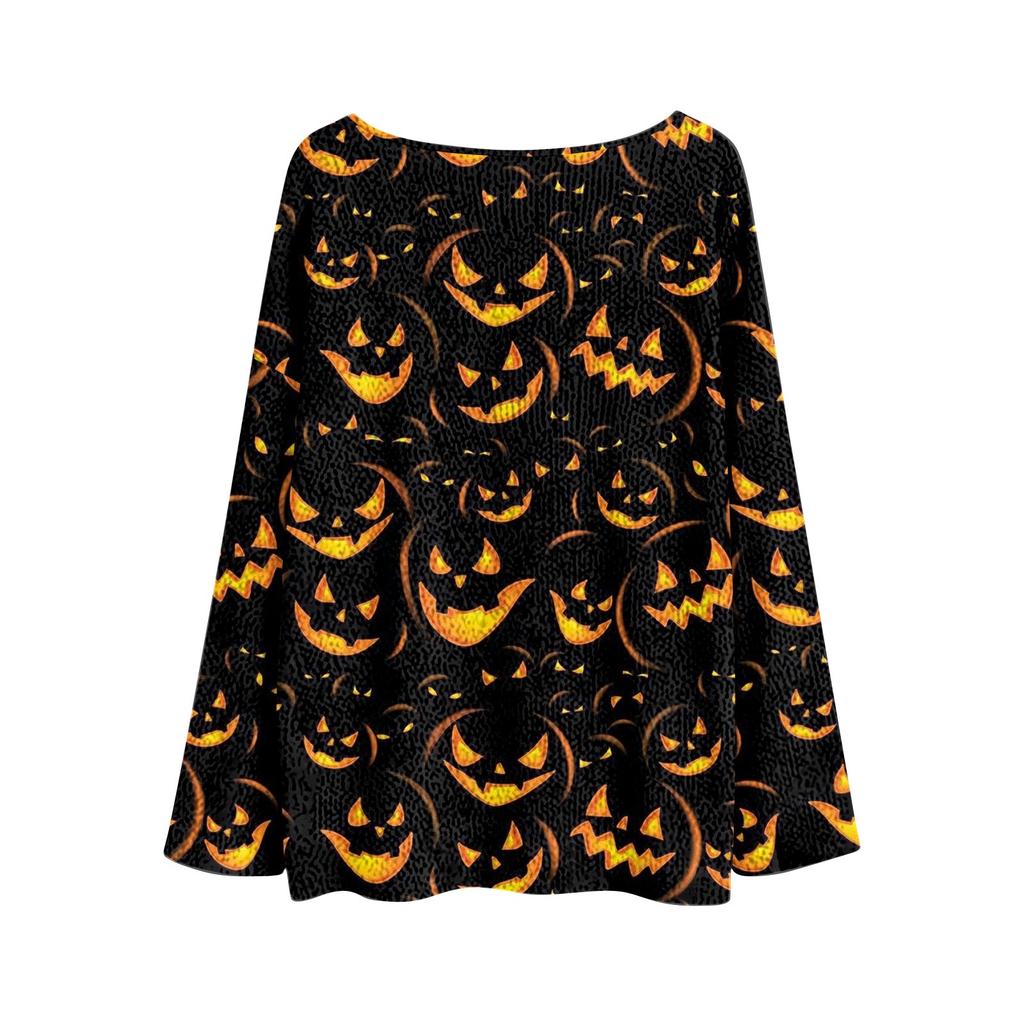 Женские осенние свитера с длинным рукавом, топы с принтом, пуловеры, свободная нарядная повседневная базовая одежда