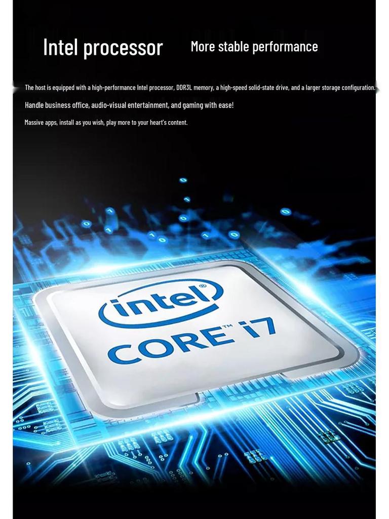 Yingchi Mini Fanless Industrial PC N100/N150 Core i3/i5/i7/J1900