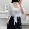 Short Jacket Plus Size Women's Lace Sun Protection Clothing Women's Thin Summer Cardigan Shawl Outer Outfit