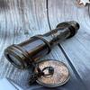 35.56 Cm Hand Held Telescope, Royal Navy London Brass Hand Held Telescope, Royal Navy Brass Telescope