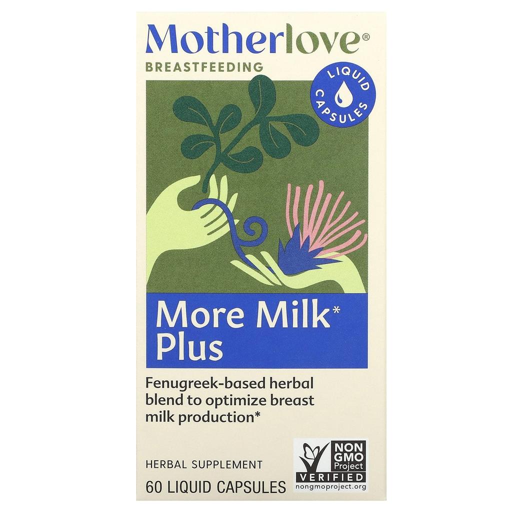 Motherlove Breastfeeding, More Milk Plus, 60 Liquid Capsules