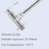 Kitchen Faucet, Water Sink Faucet Single-Tube Cold Wall-Mounted, 360° Rotatable G1/2inch Water Kitchen Tap Without Hose, Copper Outlet