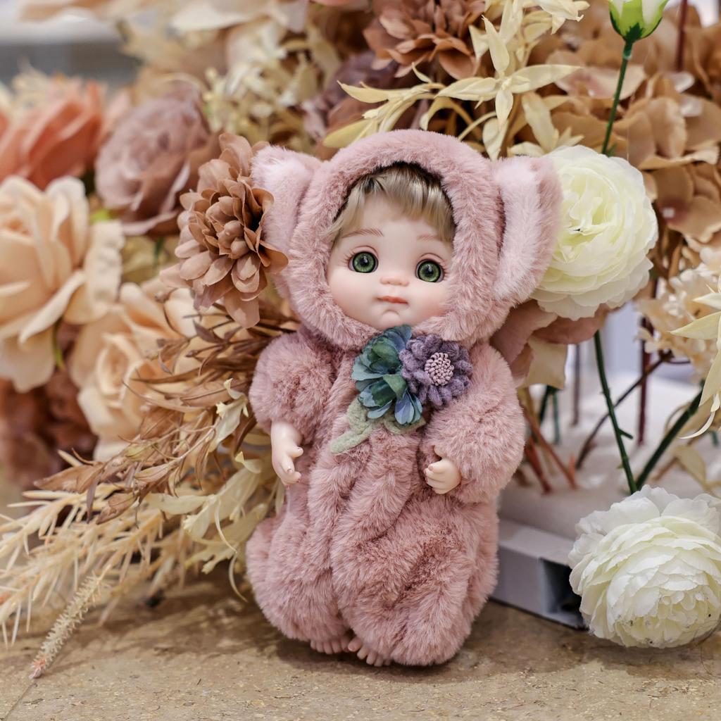 Cloveray Милая Реалистичная Кукла Реборн со Сменной Виниловой Успокаивающей Одеждой, Кукла, Игрушка, Подарок на День Рождения 10 дюймов, (Имя Коко) (Лиса)