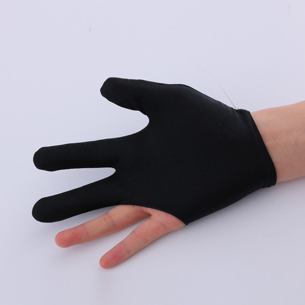 Breathable Snooker Gloves Spandex Three Finger Gloves New Billiard Accessories  Men Women