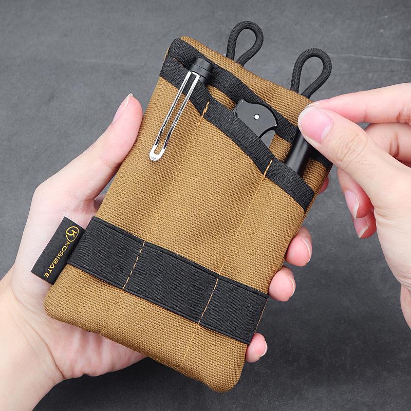 Сумка для хранения Тактический EDC Подсумок Molle Мини-кошелек Карта Ключ Поясная сумка Кемпинг Туризм Охота На открытом воздухе Кошелек для мелочи