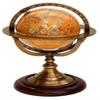 Brown Antique Vintage Brass Antique Armillary Tabletop Marine Sphere Globe Nautical Decor 27.94 Cm