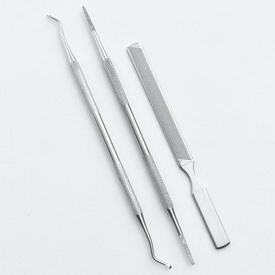 Yousheng 3 шт./набор Подъемник для ногтей Пилка Профессиональный очиститель для ногтей Двусторонний Подъемник для коррекции вросшего ногтя Пилка Педикюрный инструмент Уход за маникюром