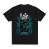 90s Rock Band Korn T Shirt Metal Gothic Men Women Vintage Oversized T-shirt Streetwear Summer 100% Cotton Short Sleeve T Shirts