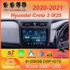 Для Hyundai Creta 2 IX25 2020 2021 Автомобильное радио Android 14 Carplay Мультимедиа Видеоплеер Навигация GPS Стерео Головное Устройство Нет 2din