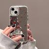 Для iPhone 16 Pro 13 Чехол Роскошный Зеркальный Серебристый Чехол для Телефона с Бабочками iPhone 15 14 11 12 Pro Max 16 Plus XR X XS Ударопрочный Чехол