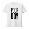 Poor Boy Only Friends Тайский Bl Драма Футболка для фанатов Черный шрифт Классический крой Модный дизайн для фанатов винтаж Стирка дизайнерская одежда