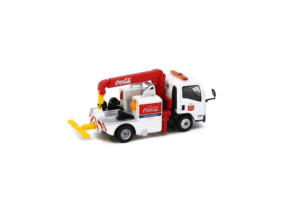 Модель эвакуатора Isuzu N Series в масштабе Tiny City, литая, 1/64, Coca-Cola