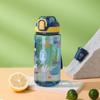 600 мл бутылка для воды с изображением животных из мультфильмов портативная предохранительная чашка с соломинкой для детей герметичный питьевой кувшин для кемпинга на открытом воздухе путешествия