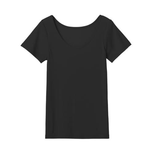 GUNZE Men's ASEDORON Sweat-Absorbing Quick-Drying Undershirt Breathable T-Shirt with Underarm Sweat Pads MC0051