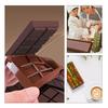 Silicone Chocolate Bars Mold Easy Release Wax Melting Mold for Sugar