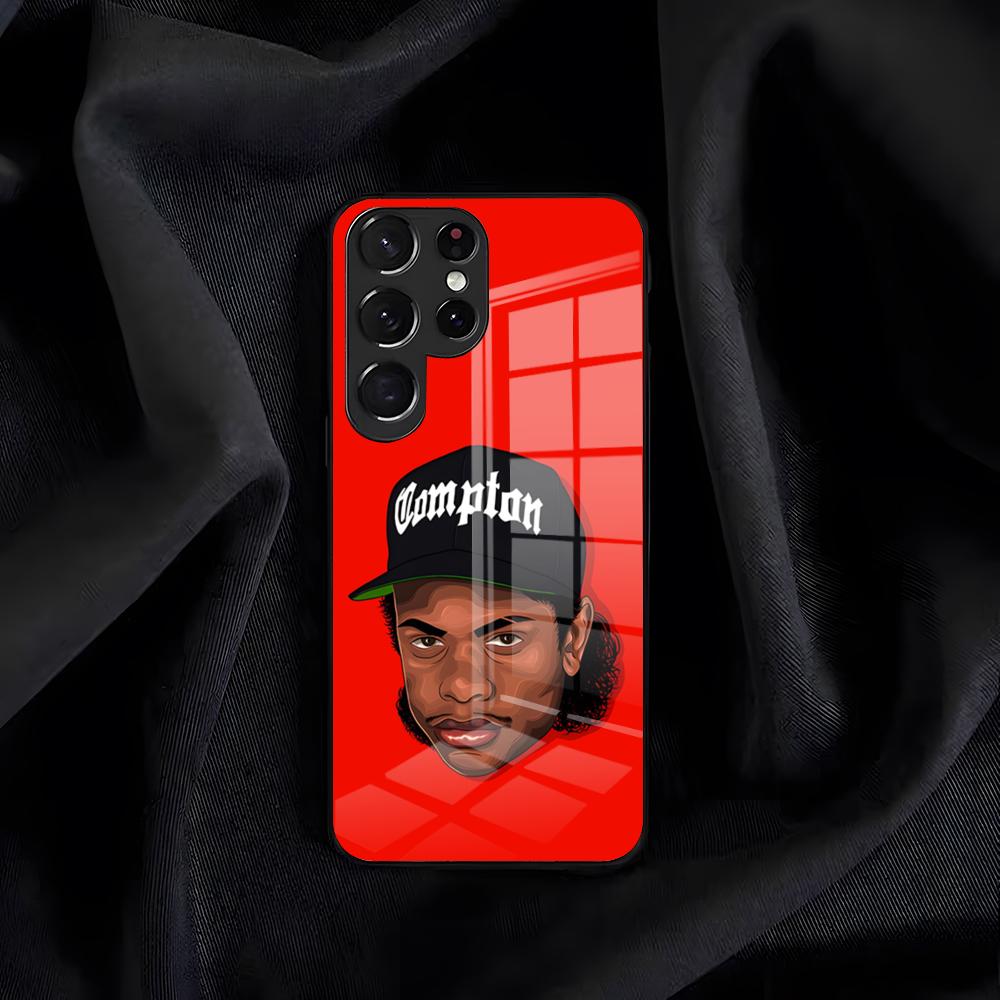 Чехол для телефона рэпера E-Eazy-E для Samsung S26 S25 Edge S24 S23 S22 S21 S20 Ultra Plus FE Стеклянная крышка