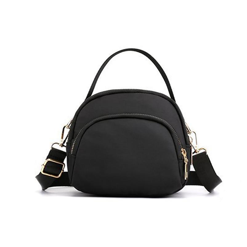 Модная многослойная мини-сумка из нейлоновой ткани, сумка через плечо, водонепроницаемая сумка большой емкости