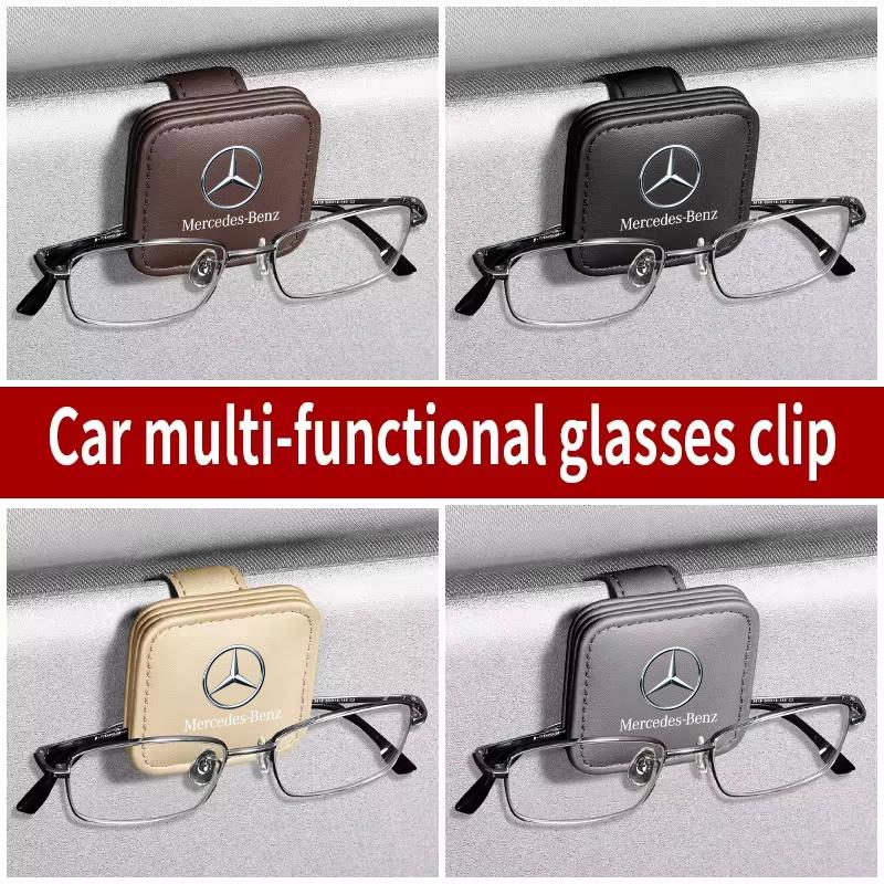 FCM5 Visor Sunglasses Holder Clip Eyeglass Holder For Mercedes Benz B/C/E/S Class W203 W204 W205 W210 W211 W212 W221 Car Accessories