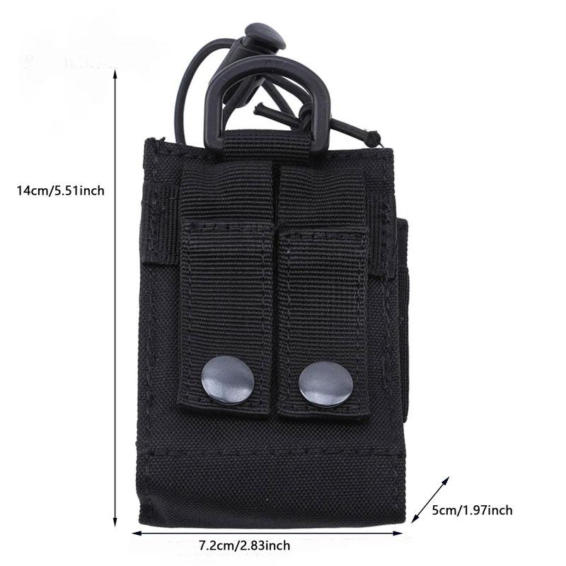 2026 Radio Pouch Hunting Walkie Talkie Holder Interphone Hanging Bag Molle Nylon Magazine Pouch Pocket Caza