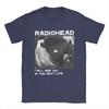 Vintage Radiohead T-Shirt for Men Crew Neck 100% Cotton T Shirt Short Sleeve Tee Shirt Adult Clothing