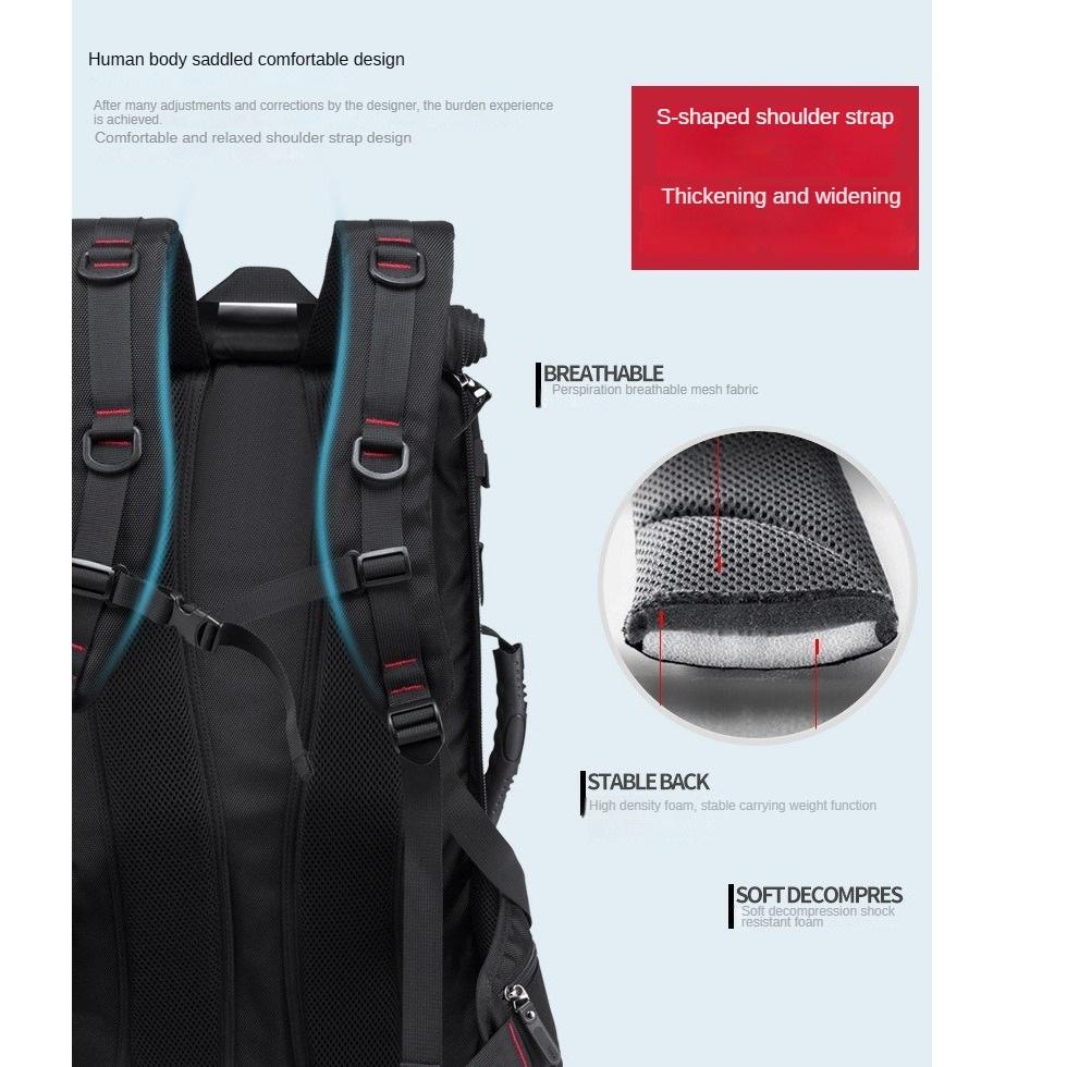 Новый стиль рюкзака из ткани Оксфорд дорожная сумка мужской рюкзак для отдыха на природе большая вместительная сумка для багажа многофункциональная походная альпинистская сумка