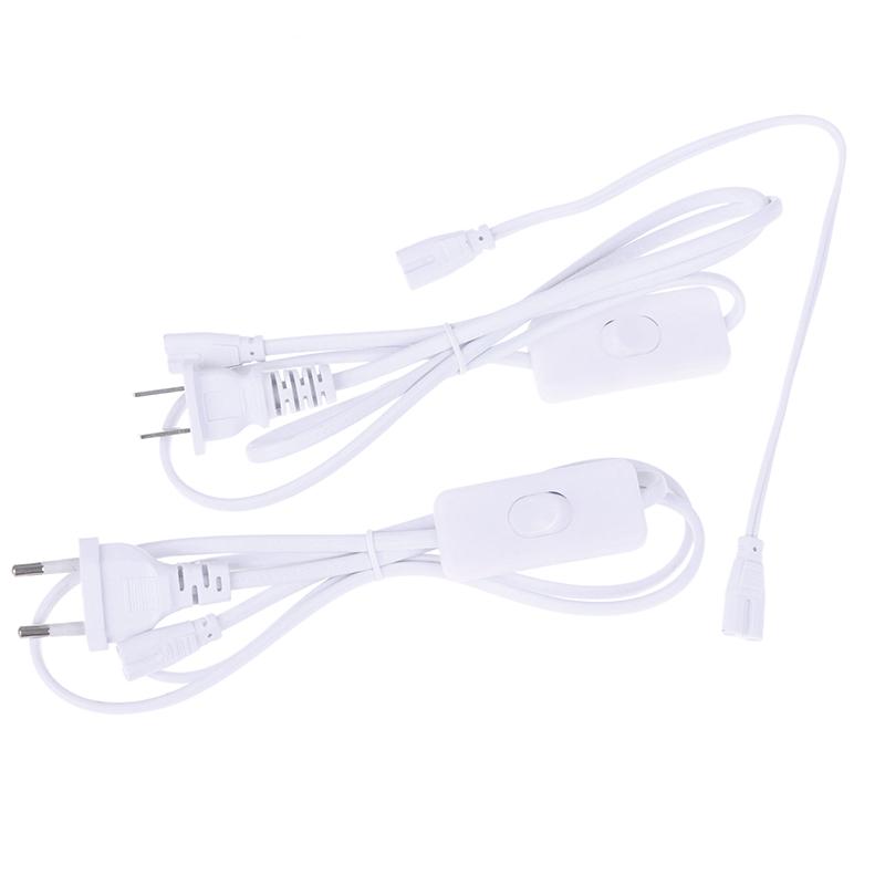 Лампа T5 Вилка США / ЕС Кабель с выключателем 1,2 м Адаптер питания 110 В 220 В 230 В Аксессуар для освещения Соединительный провод 30 см для светодиодной лампы