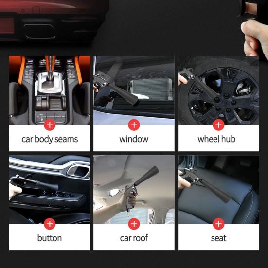 Машина для мойки автомобилей Воздуходувка высокого давления с щеткой-соединителем Воздуходувка Инструменты для детейлинга автомобиля