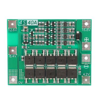 Плата защиты Li-ion 4S 40A DC 16.8V Модуль защиты литиевой батареи Улучшенная версия