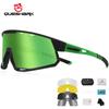 Queshark Polarized Sports Glasses Men Women Cycling Sunglasses Mountain Road MTB Bike Bicycle Goggles 5 Lens /Set QE56