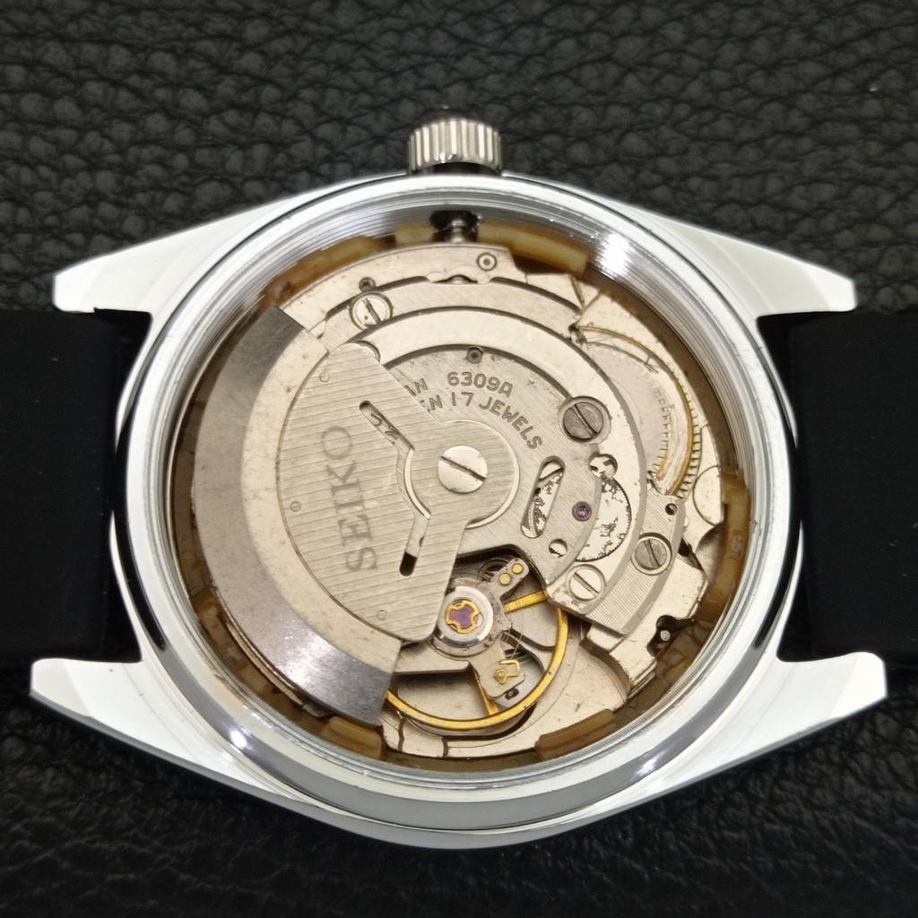 ВИНТАЖНЫЕ ВОССТАНОВЛЕННЫЕ ЧАСЫ SEIKO 5 AUTOMATIC 6309A ЯПОНИЯ МУЖСКИЕ С СИНИМ ЦИФЕРБЛАТОМ a441252-4