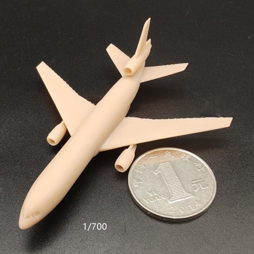 3D Resin Model of the US DC-10 Airliner, 1/2000, 1/700, 1/400, and 1/350 Scale Aircraft Model for Collection and Display (1/700 (81mm))
