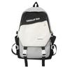 Schoolbag Student Backpack Colorblock Casual Travel Bag