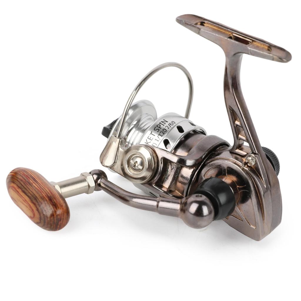 High-Quality TWIN FISH MN100 Reel - Full Alloy Body, Interchangeable Handle, Gunmetal, Compact Foot for Fishing Lover