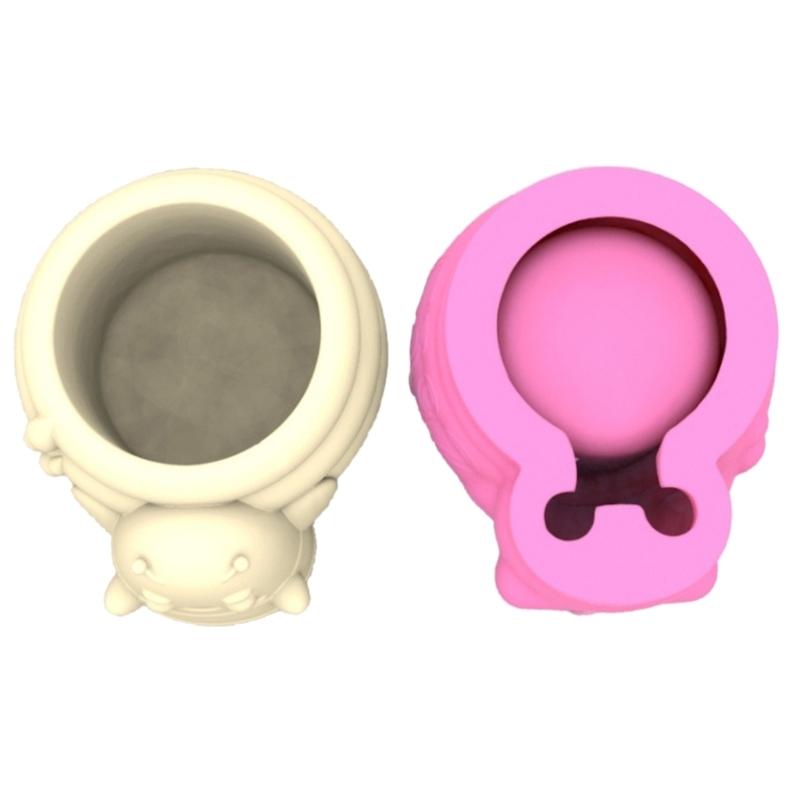 Silicone Mould for Flower Home Decorations Honeys Jar Shape Flower Resin Mold Reusable Pen Holder Epoxy Mold